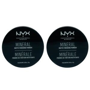 NYX Mineral Matte‎ Finishing Powder Medium/Dark 0.28 oz Face Makeup BOGO